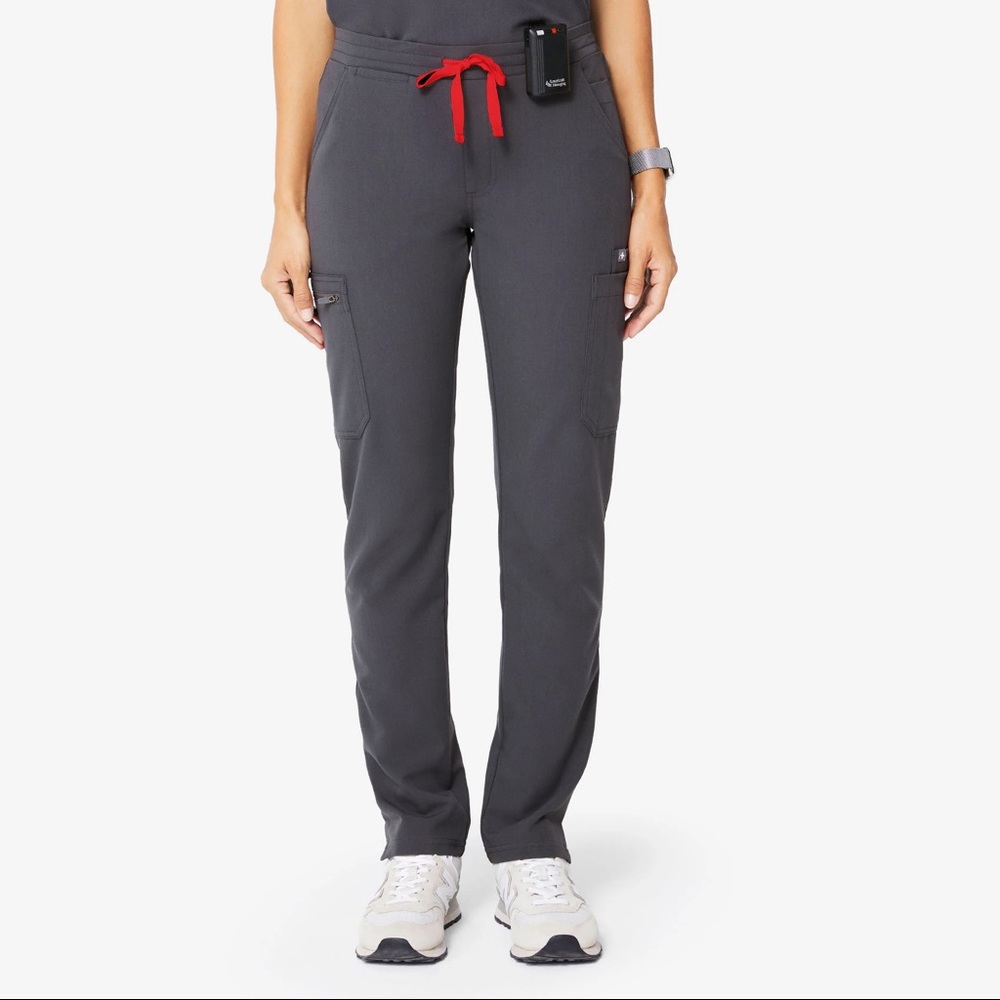 XS Women’s Charcoal Yola-Skinny Scrub Pants